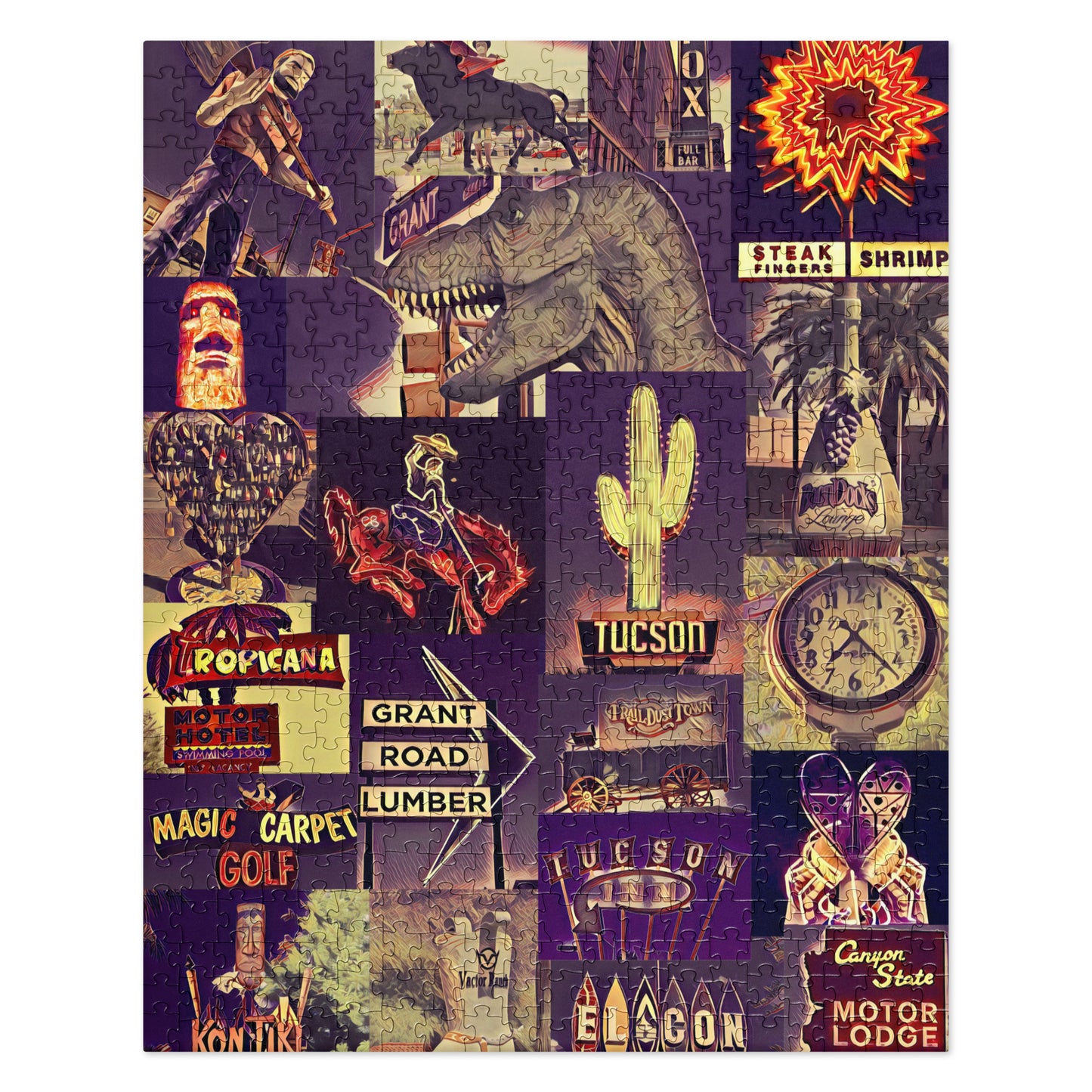 Tucson Icons by Enrique Aldana | Jigsaw puzzle