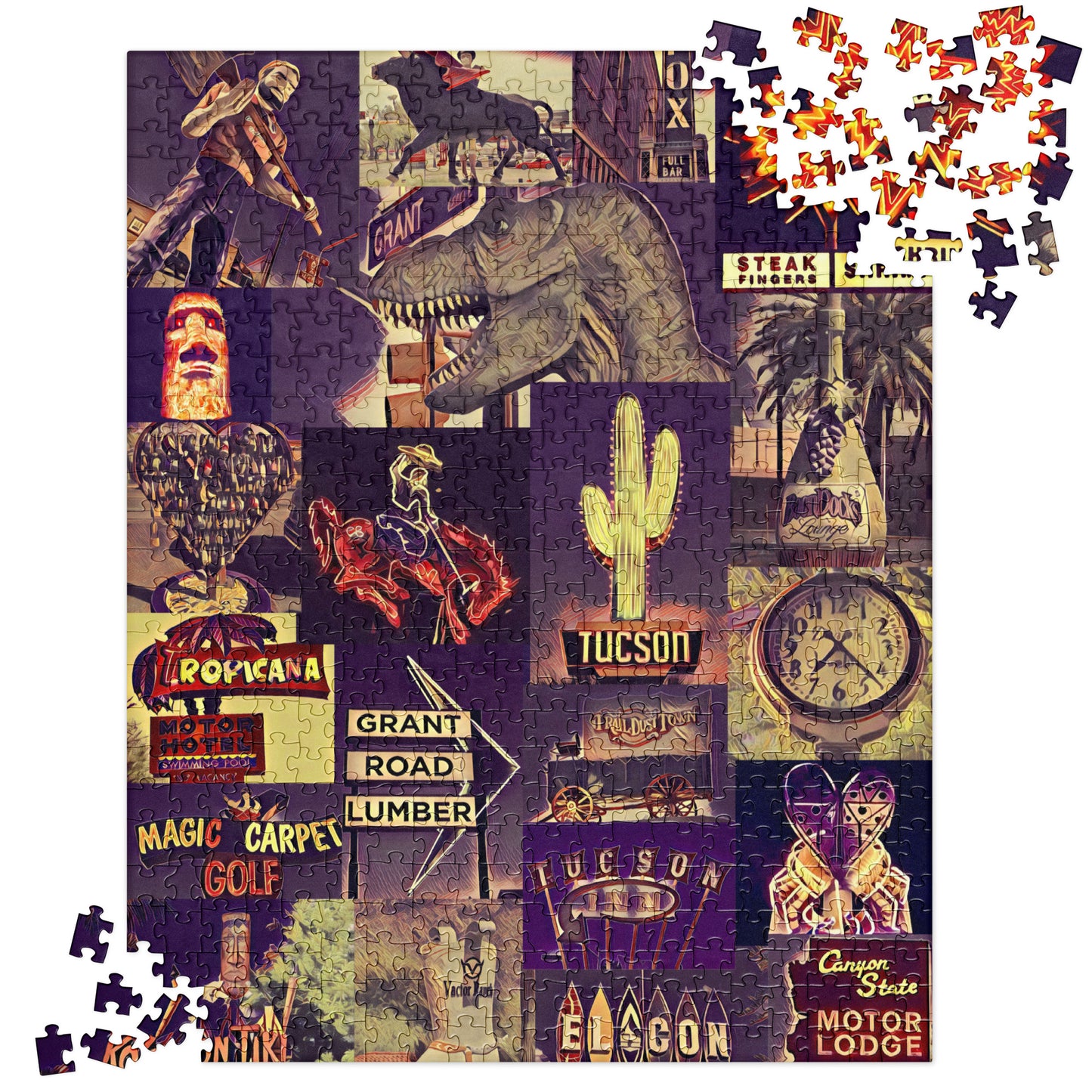 Tucson Icons by Enrique Aldana | Jigsaw puzzle