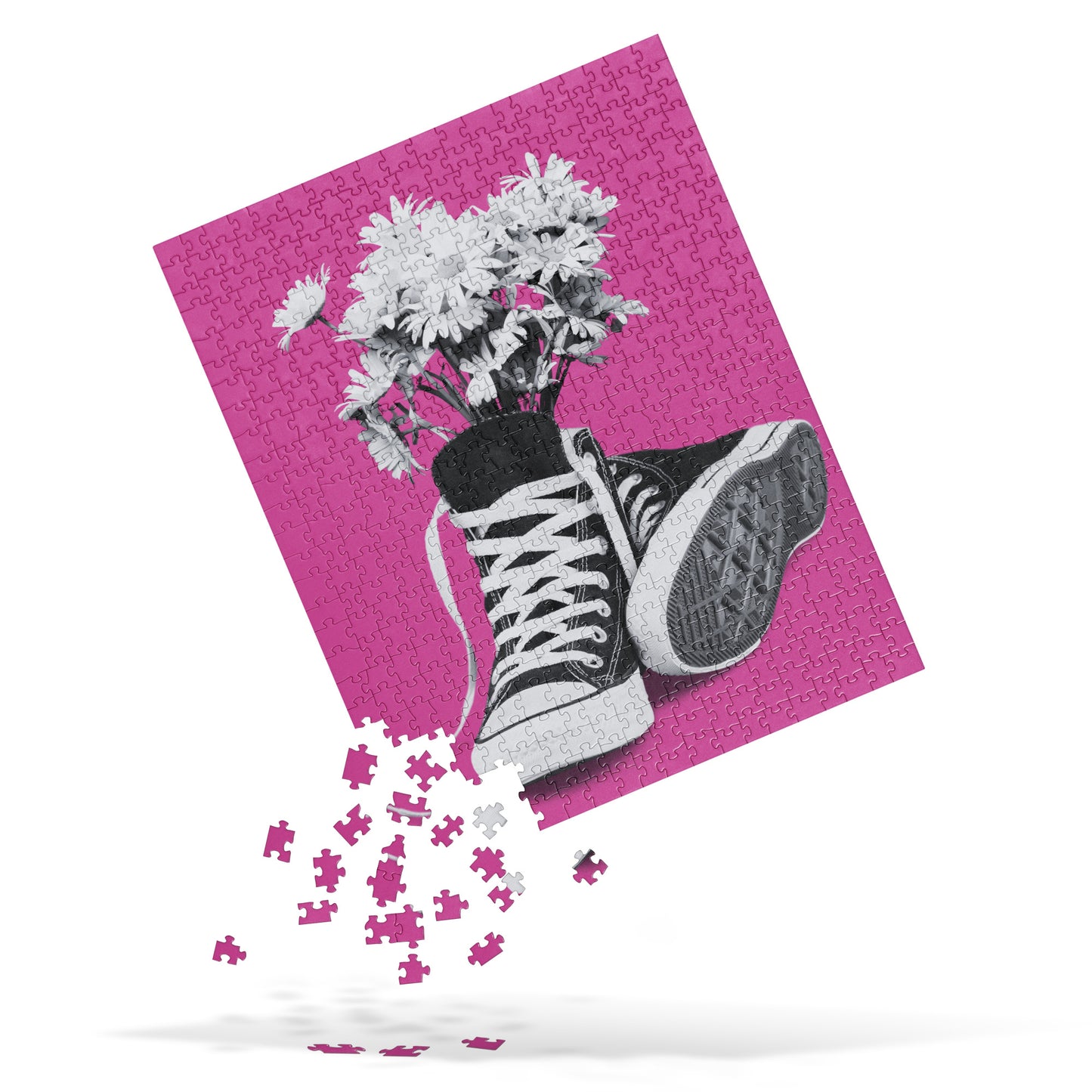 A Converse-ation by Enrique Aldana - Pink | Jigsaw puzzle