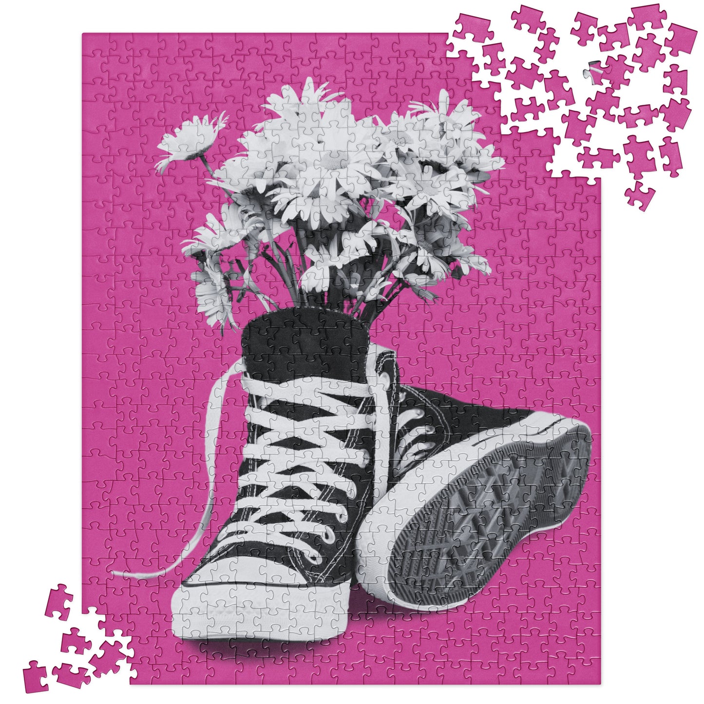 A Converse-ation by Enrique Aldana - Pink | Jigsaw puzzle