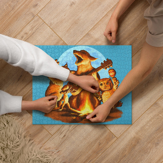 Campfire Mural by Joe Pagac | Jigsaw puzzle