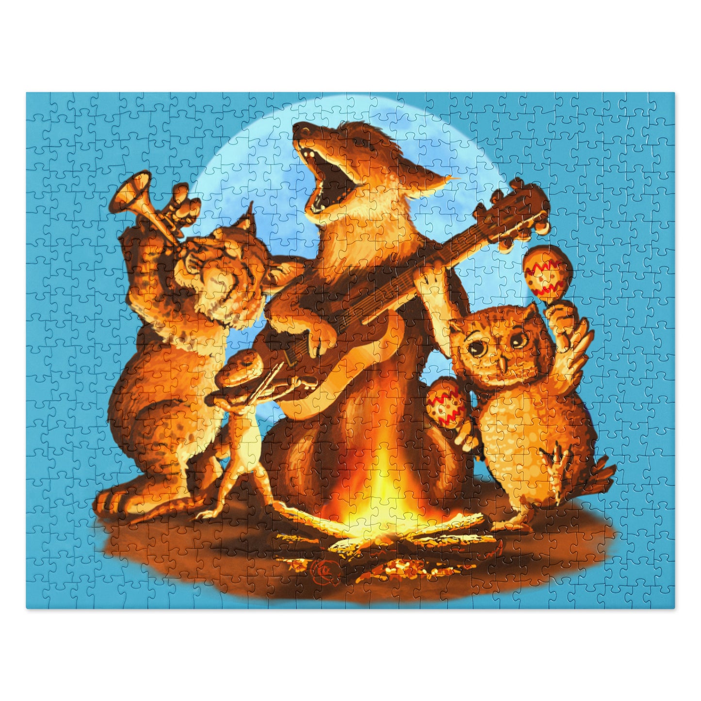 Campfire Mural by Joe Pagac | Jigsaw puzzle