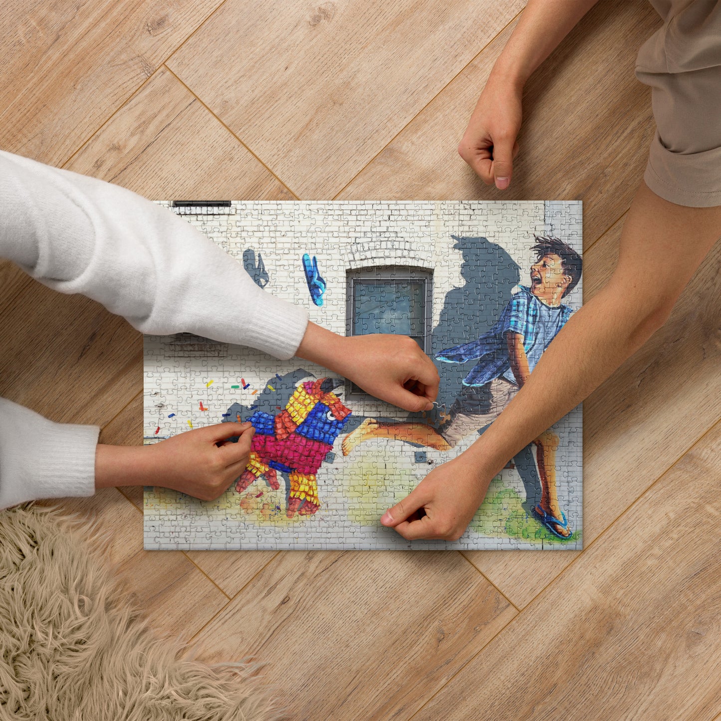 Running of the Pinatas Mural by Ignacio Garcia | Jigsaw puzzle