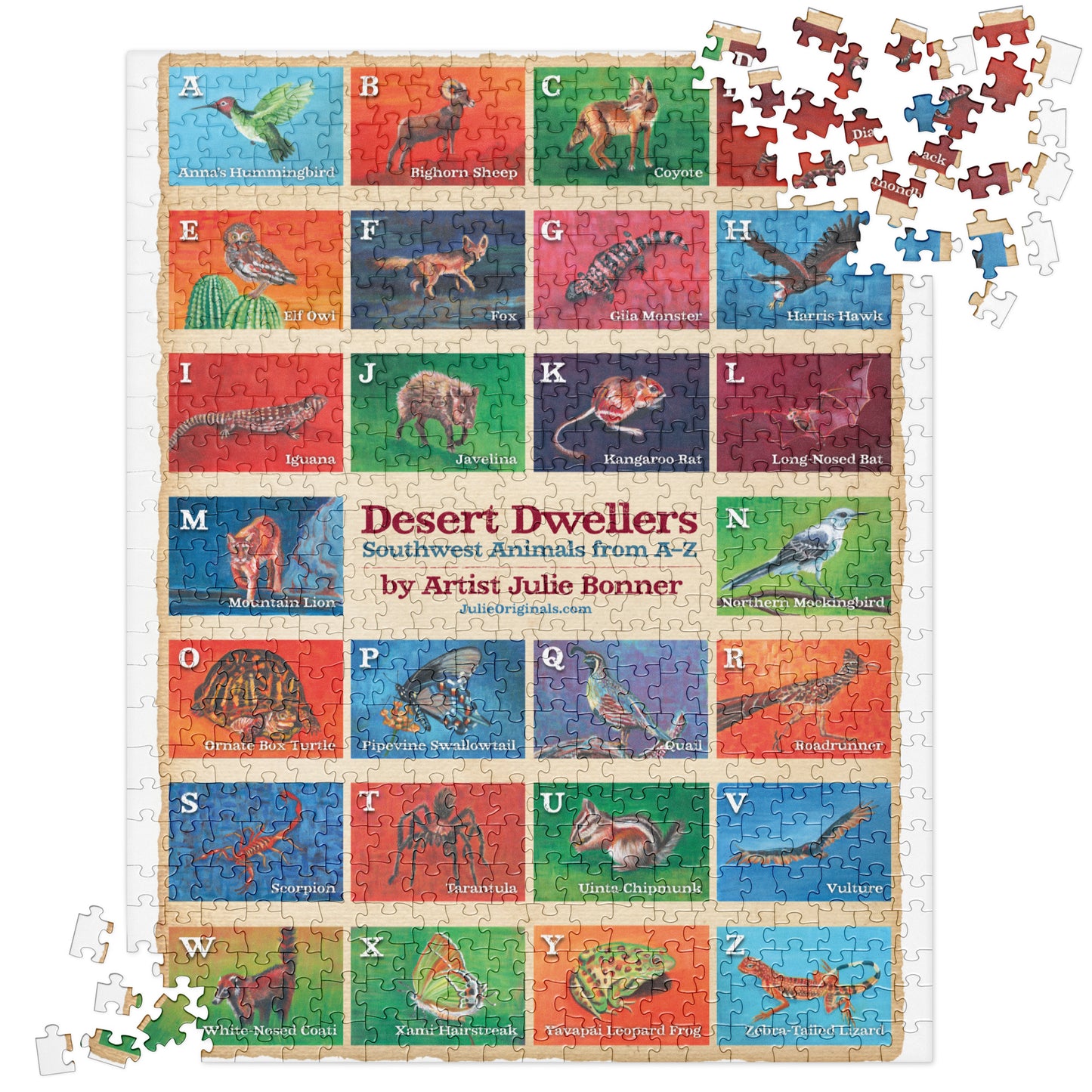 Desert Dwellers by Julie Bonner | Jigsaw Puzzle