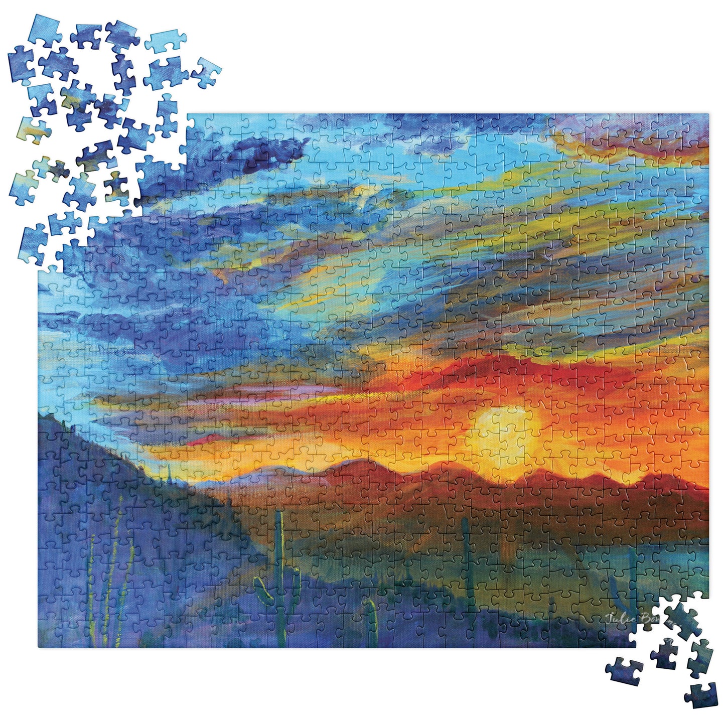 Tucson Evening by Julie Bonner | Jigsaw puzzle