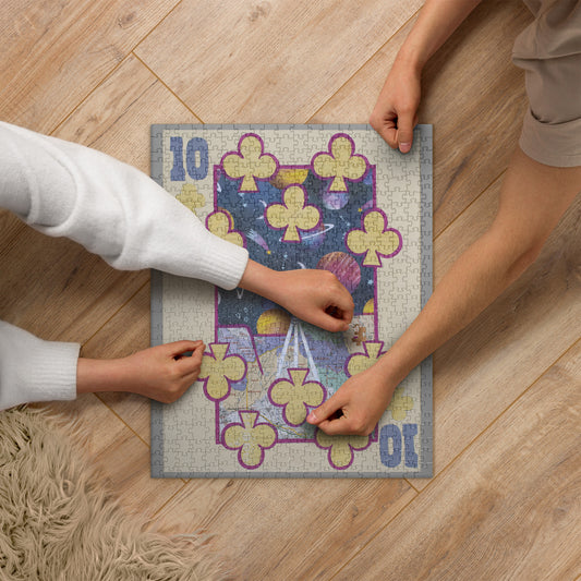 Ten of Clubs by Suzanne Villella | Jigsaw puzzle