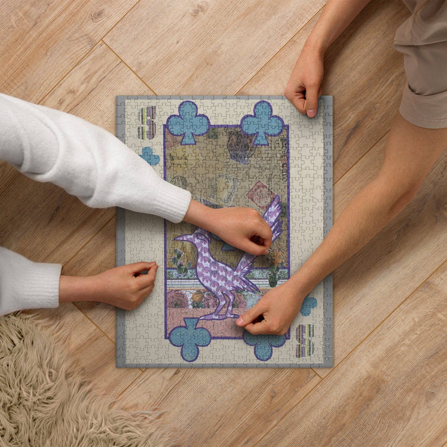 Five of Clubs by Suzanne Villella | Jigsaw puzzle