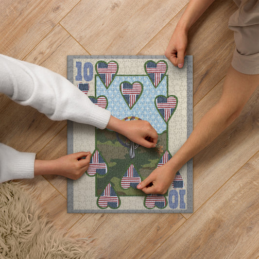 Ten of Hearts by Suzanne Villella | Jigsaw puzzle