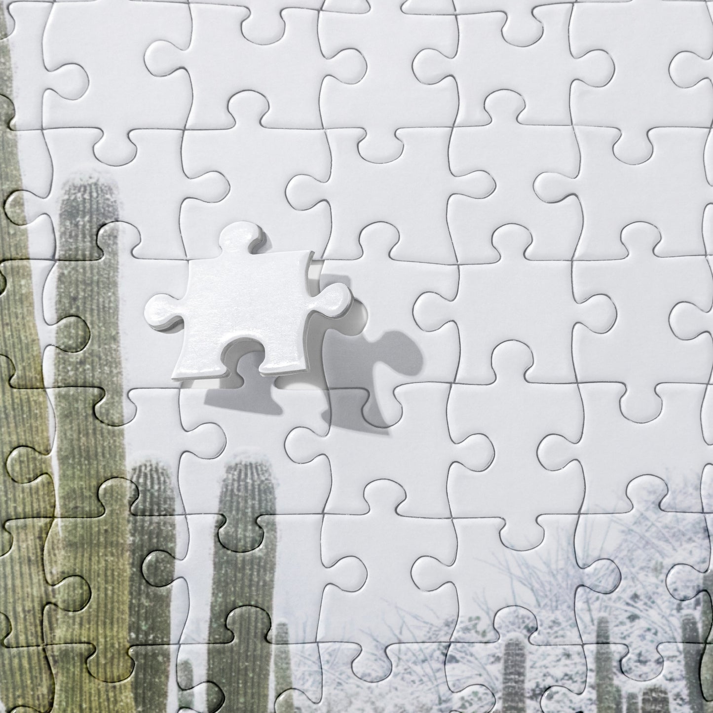 Saguaro Snowfall by Sean Parker Photography | Jigsaw puzzle