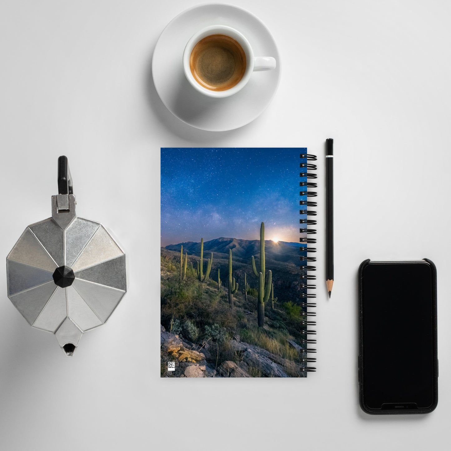 Morning Milkyway by Sean Parker Photography | Spiral notebook