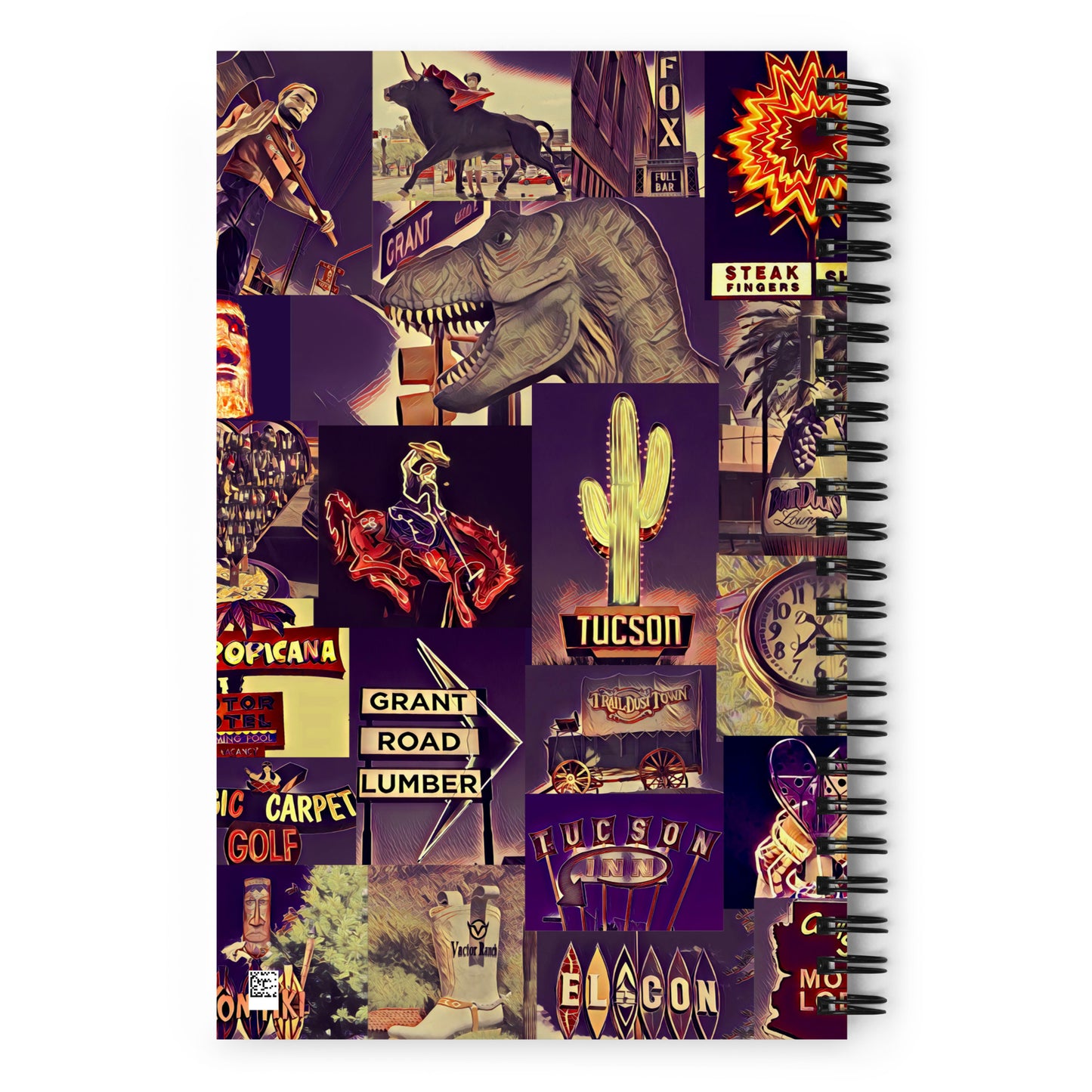 Tucson Icons by Enrique Aldana | Spiral notebook