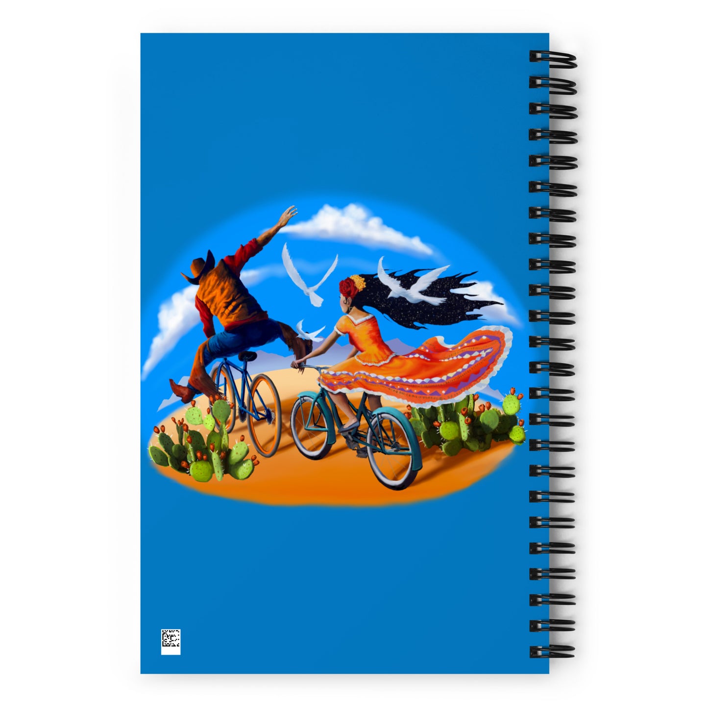 Epic Ride Duo Mural by Joe Pagac | Spiral notebook