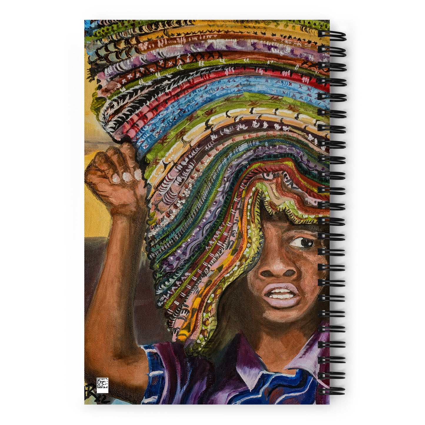 Namibian Bazaar by Andrea Rodriguez | Spiral notebook