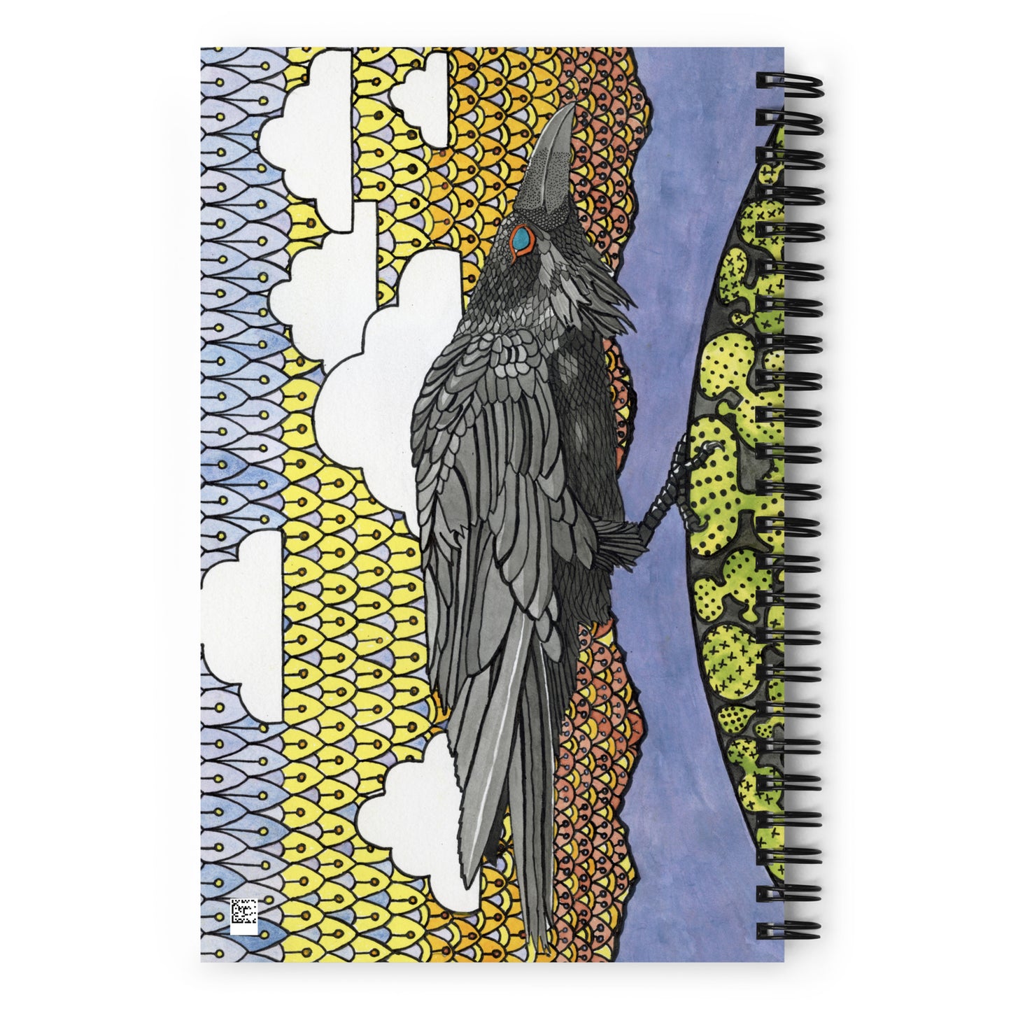 The Winged One by Ralph Philabaum | Spiral notebook