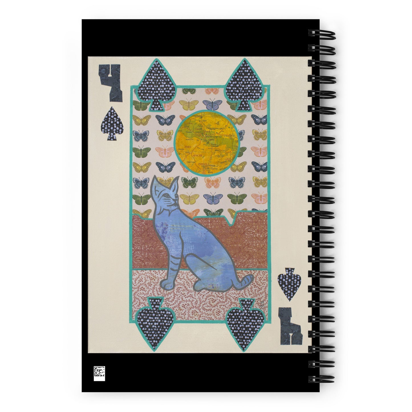 Four of Spades by Suzanne Villella | Spiral notebook