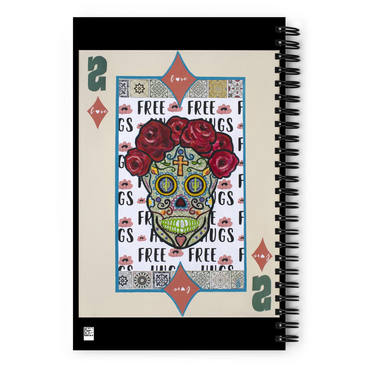 Two of Diamonds by Suzanne Villella | Spiral notebook