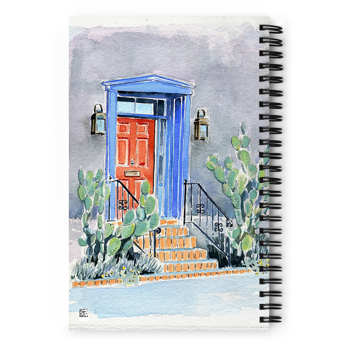 Red Door - Tucson's Presidio by Rob Waters | Spiral notebook