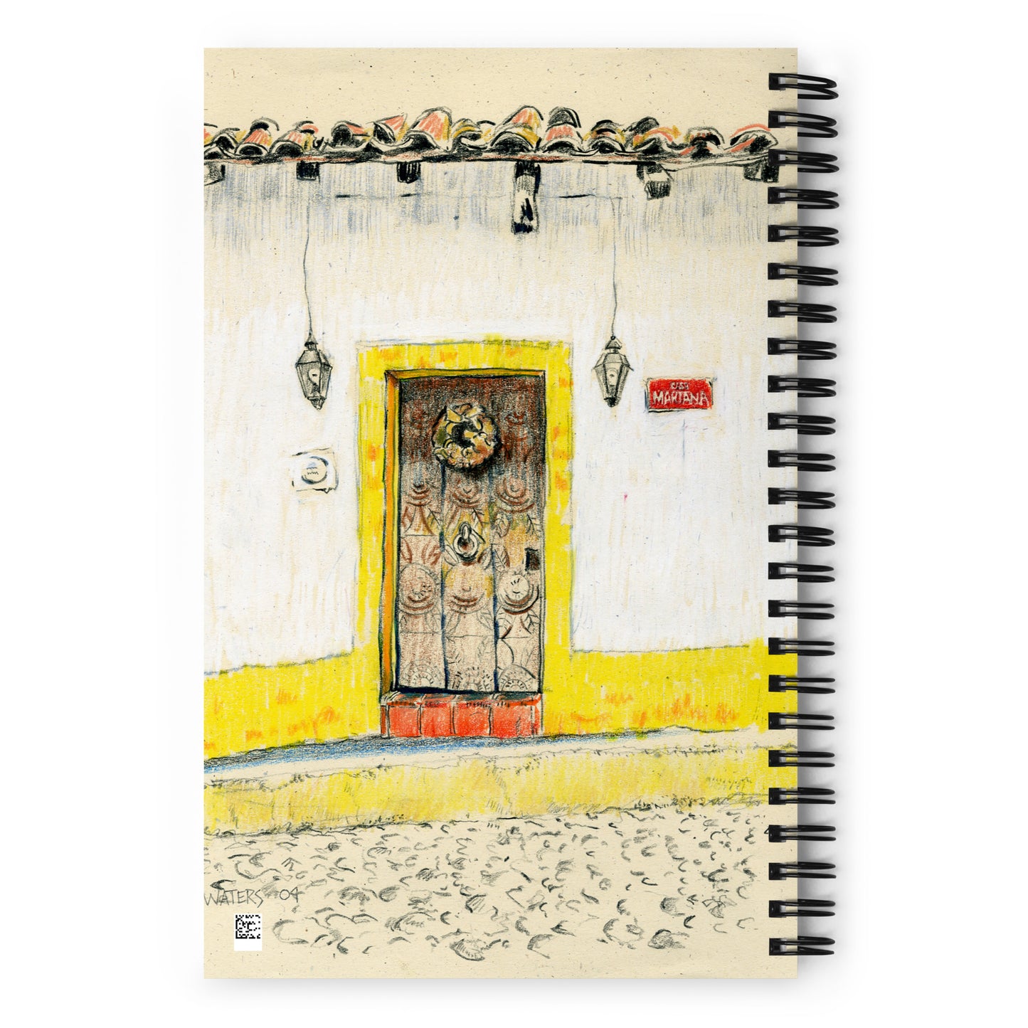 Casa Mariana by Rob Waters | Spiral notebook