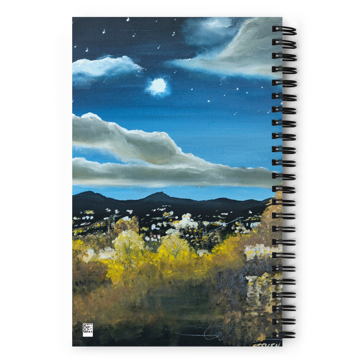 Evening Sky Over Sedona by Steven Bye | Spiral notebook