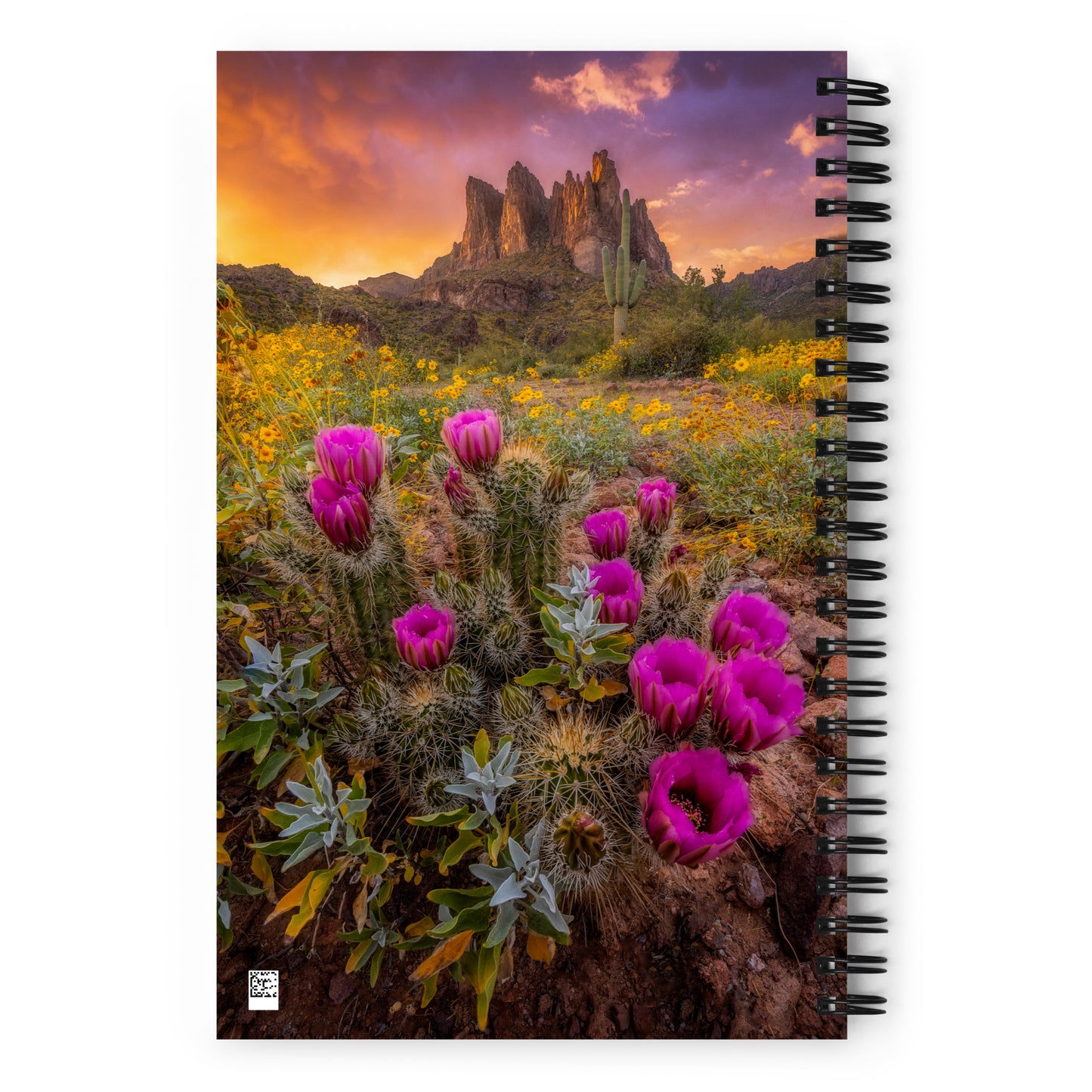 Sonoran Bloom by Sean Parker Photography | Spiral notebook