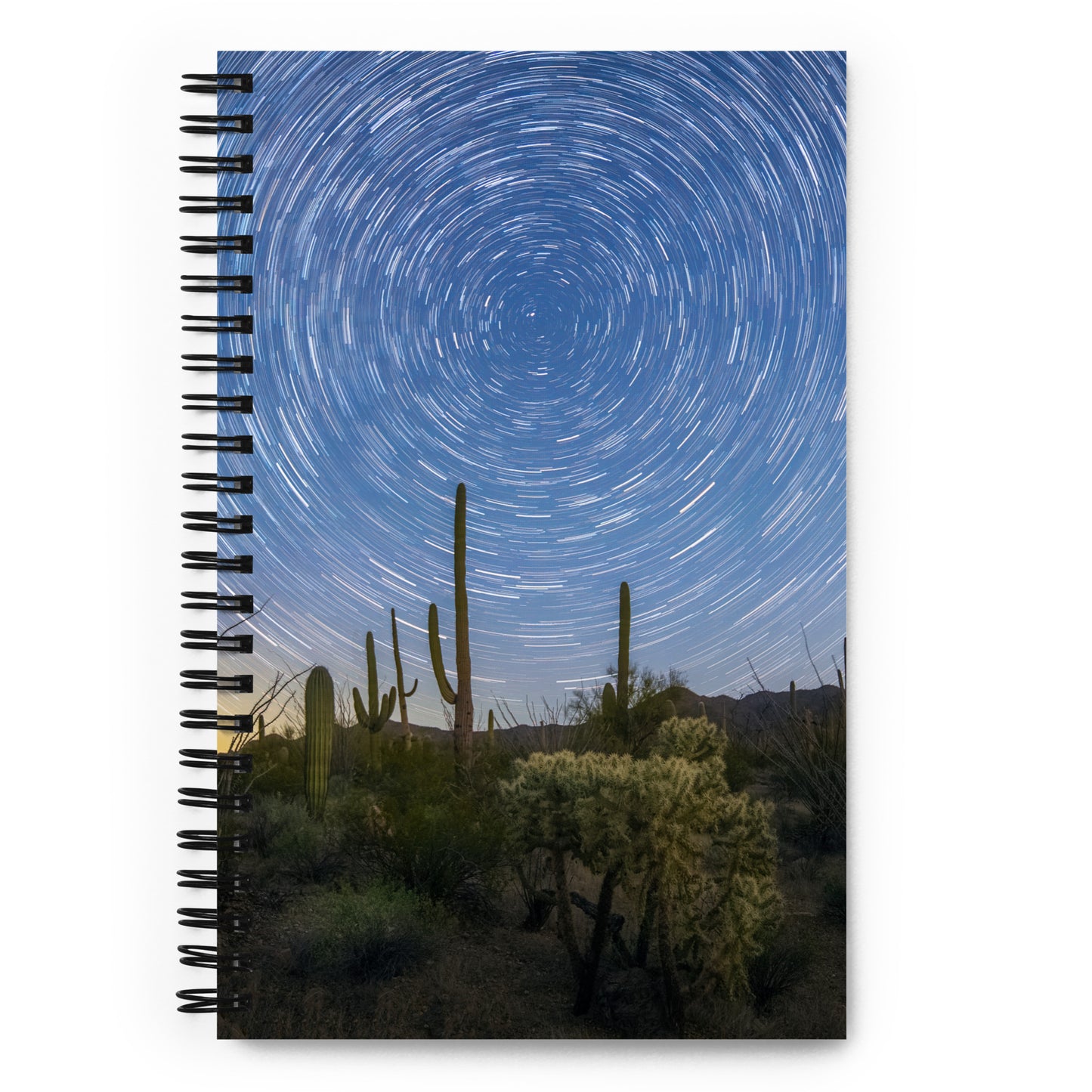 Sonoran Startrails by Sean Parker Photography | Spiral notebook