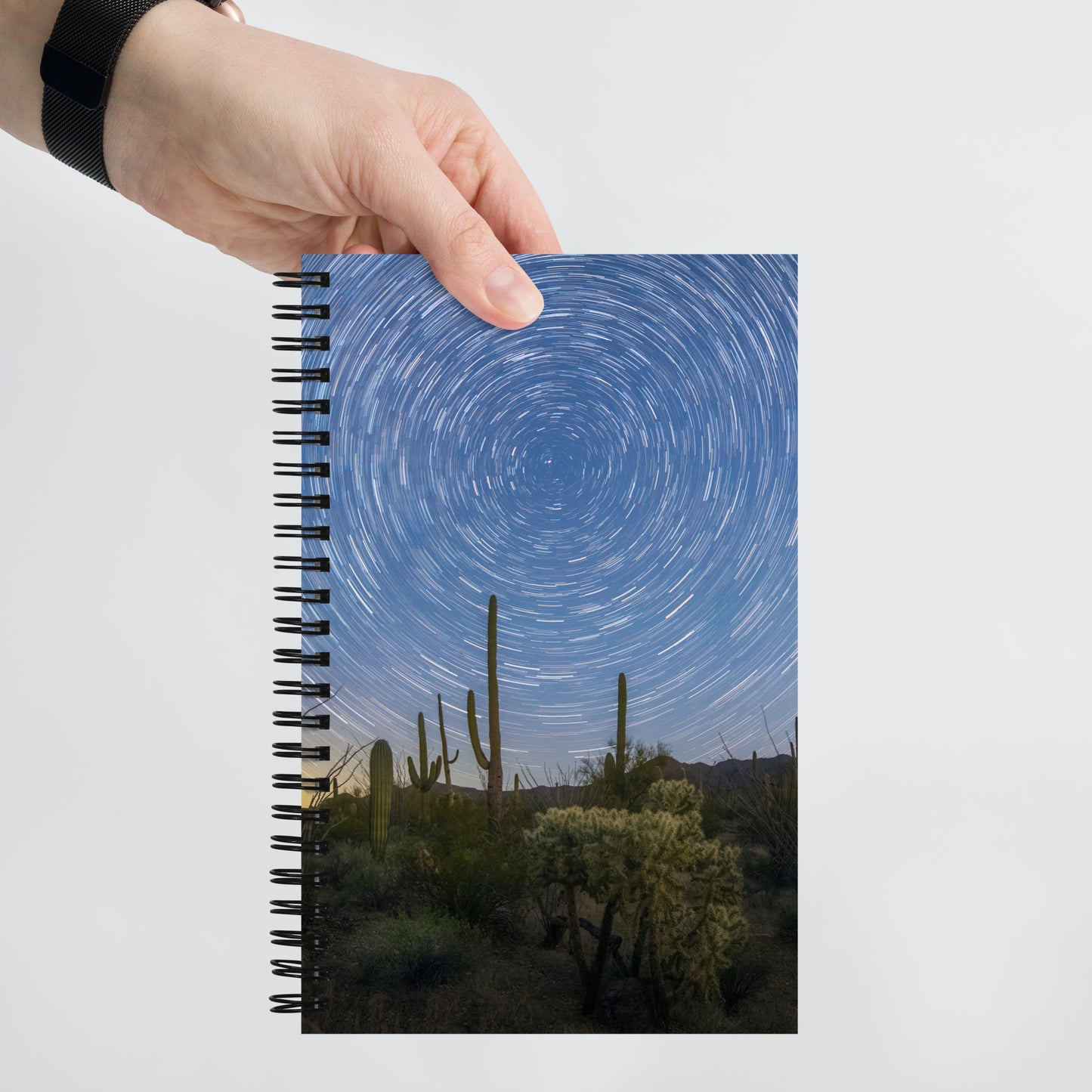 Sonoran Startrails by Sean Parker Photography | Spiral notebook