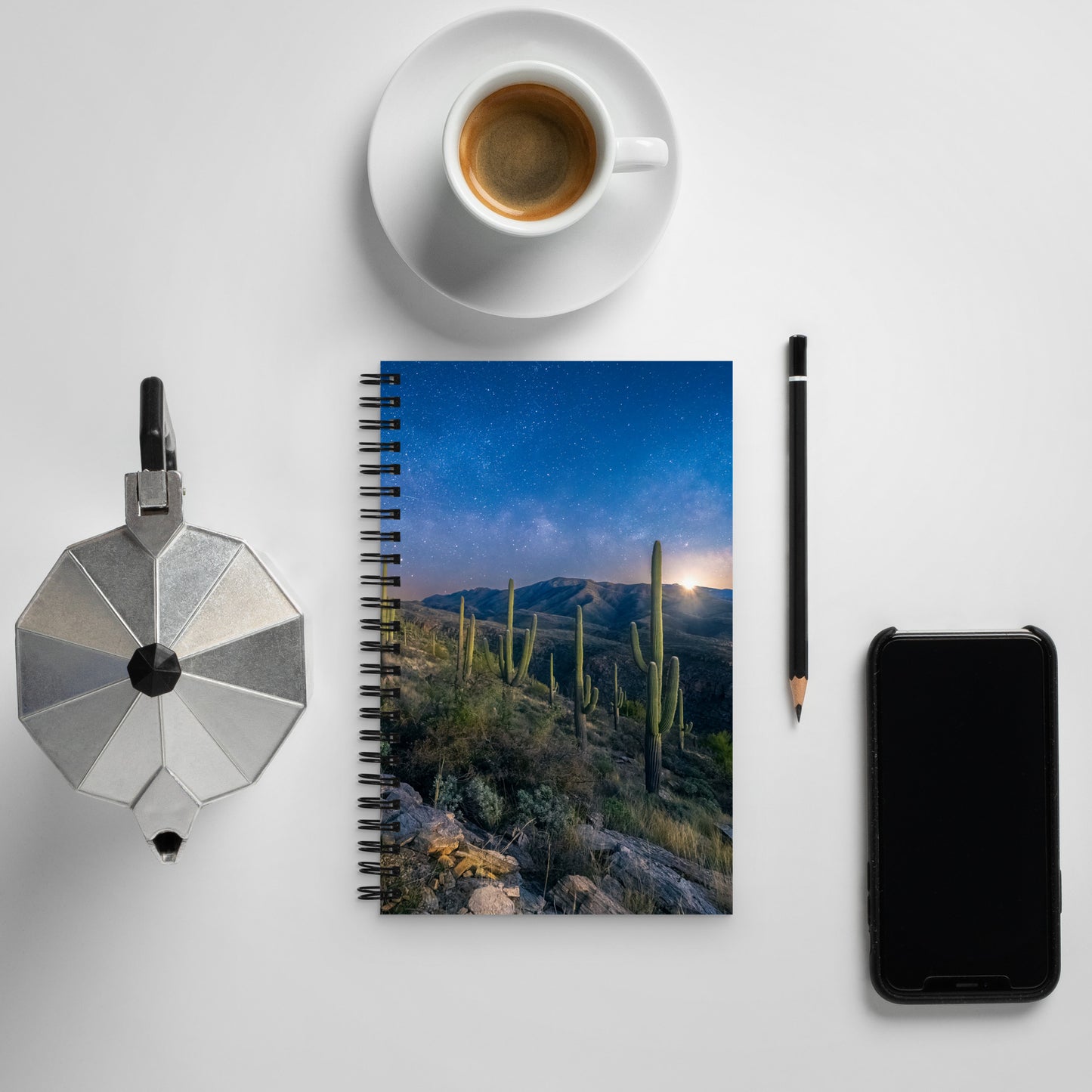 Morning Milkyway by Sean Parker Photography | Spiral notebook