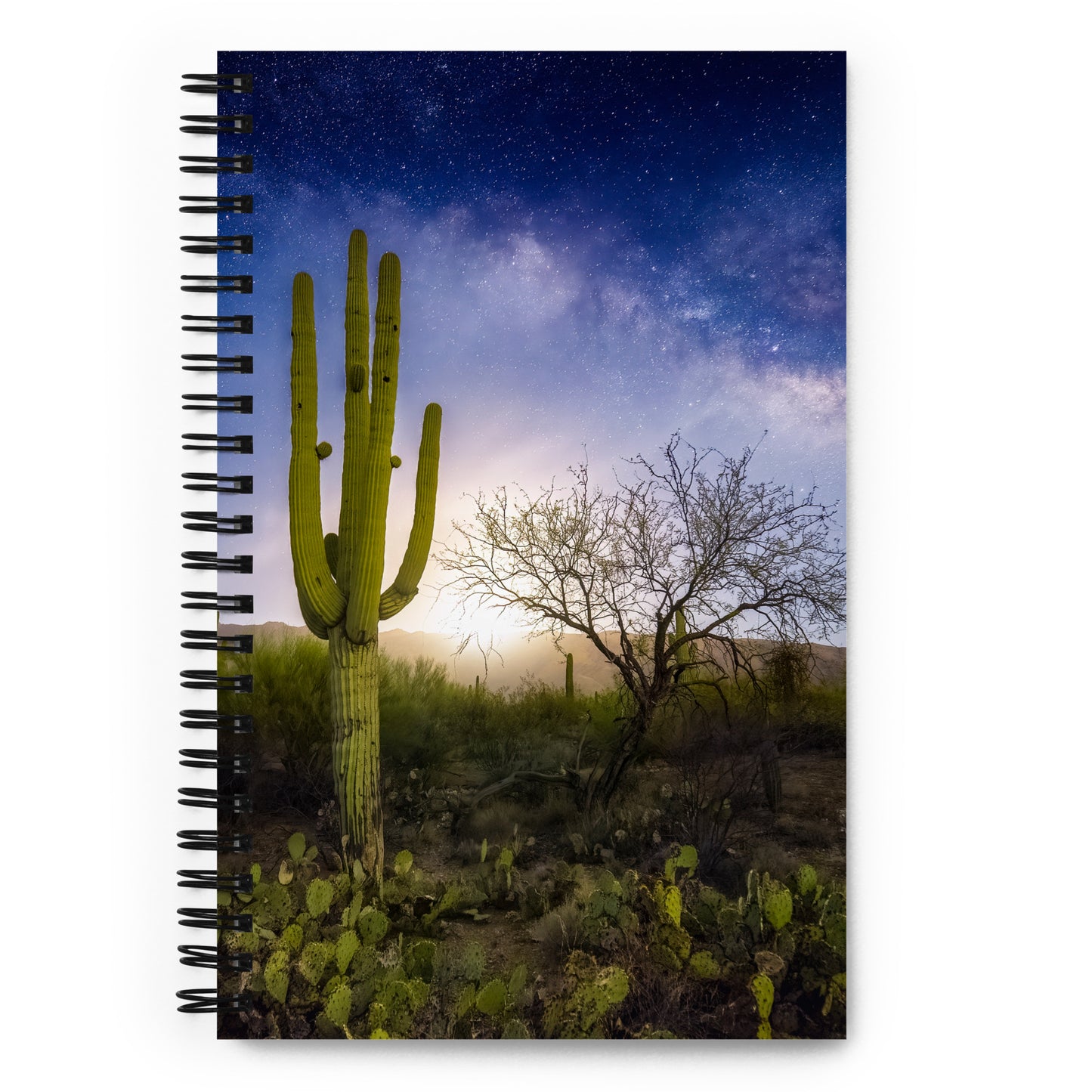 Milkyway Moonrise by Sean Parker Photography | Spiral notebook