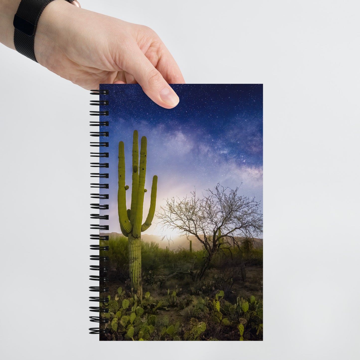 Milkyway Moonrise by Sean Parker Photography | Spiral notebook