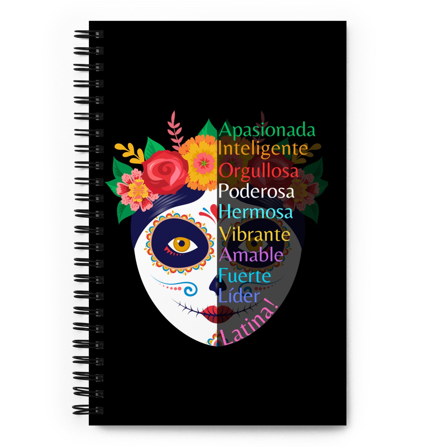 Latina by Enrique Aldana | Spiral notebook