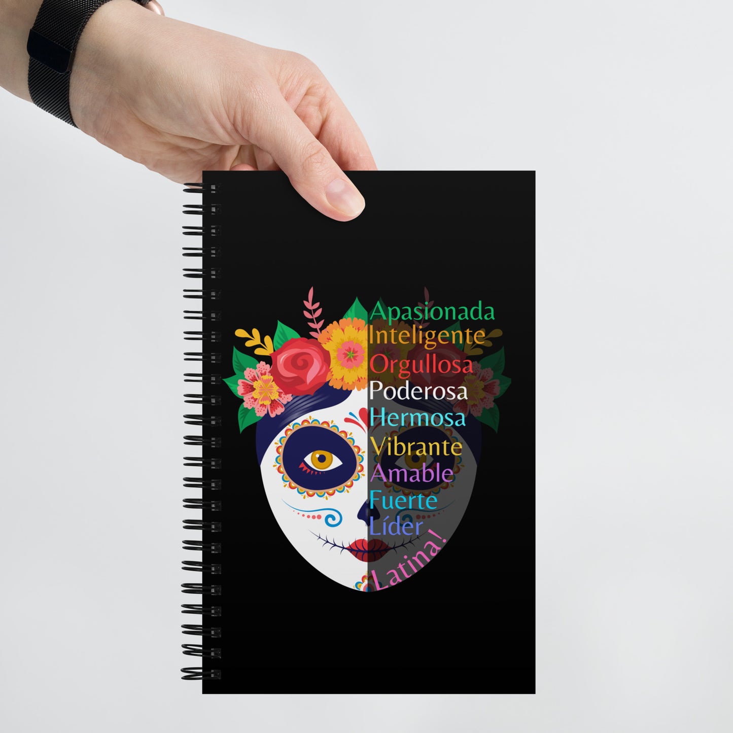 Latina by Enrique Aldana | Spiral notebook