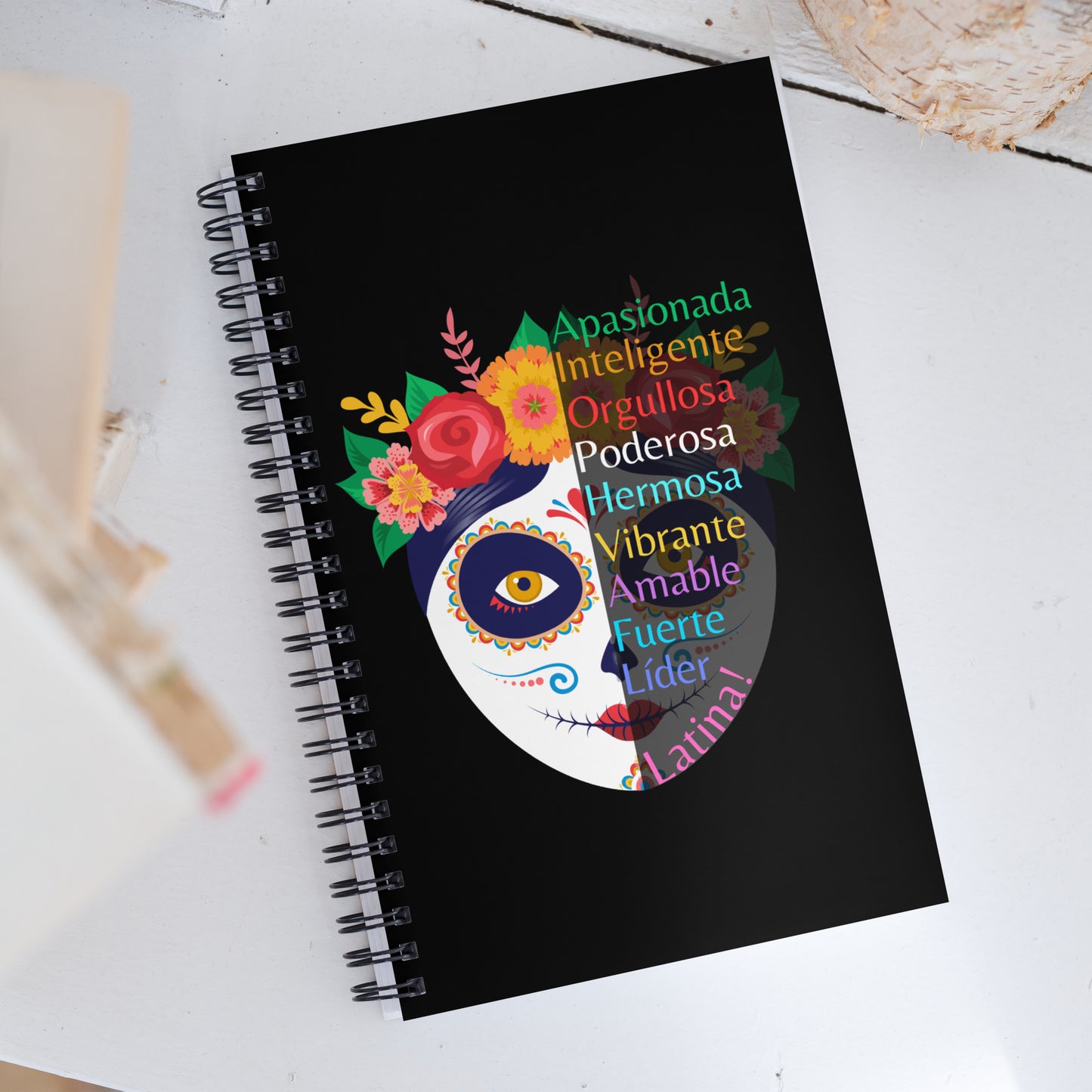 Latina by Enrique Aldana | Spiral notebook