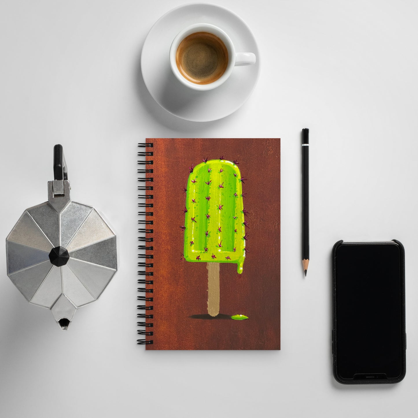 Prickly Pop by Ignacio Garcia | Spiral notebook