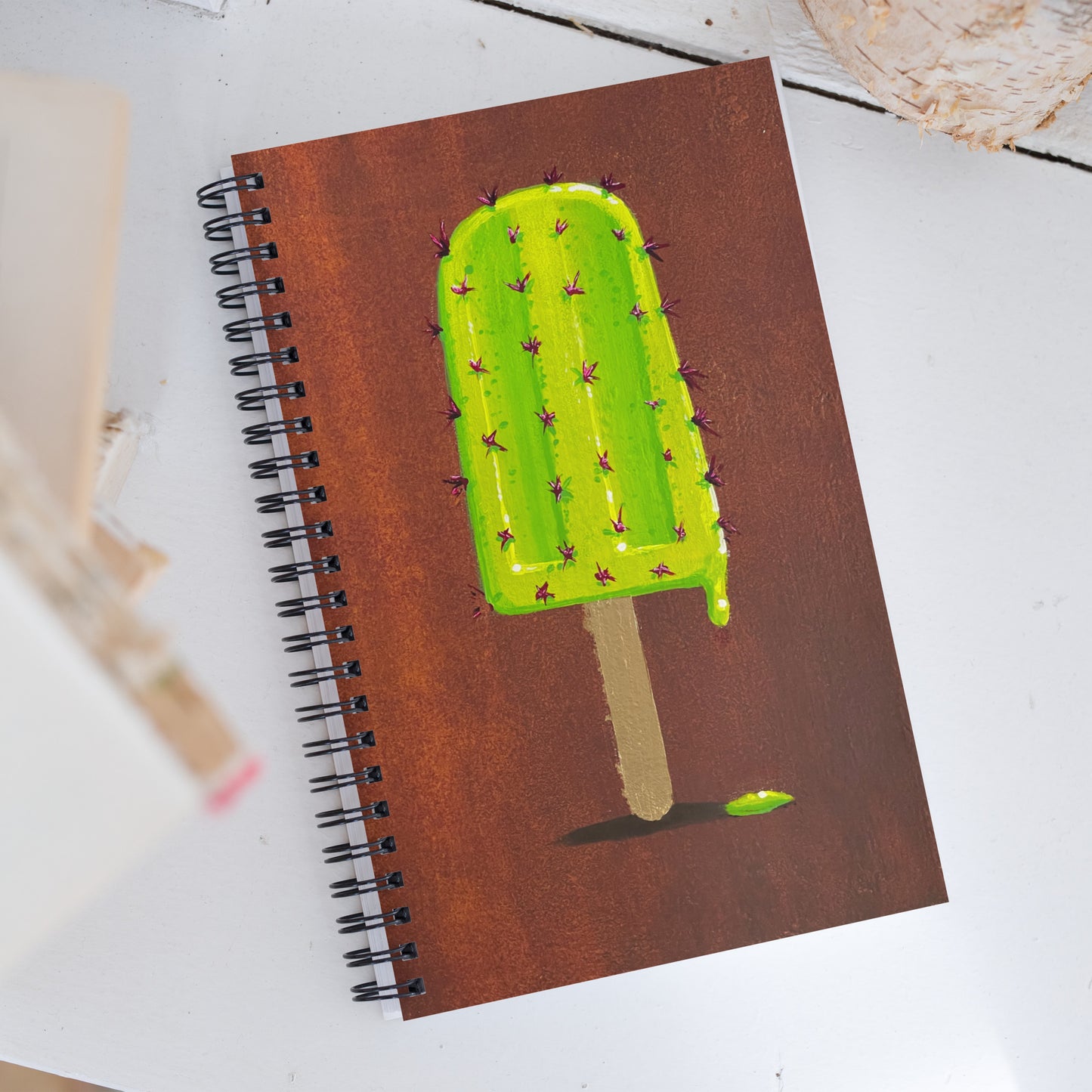 Prickly Pop by Ignacio Garcia | Spiral notebook