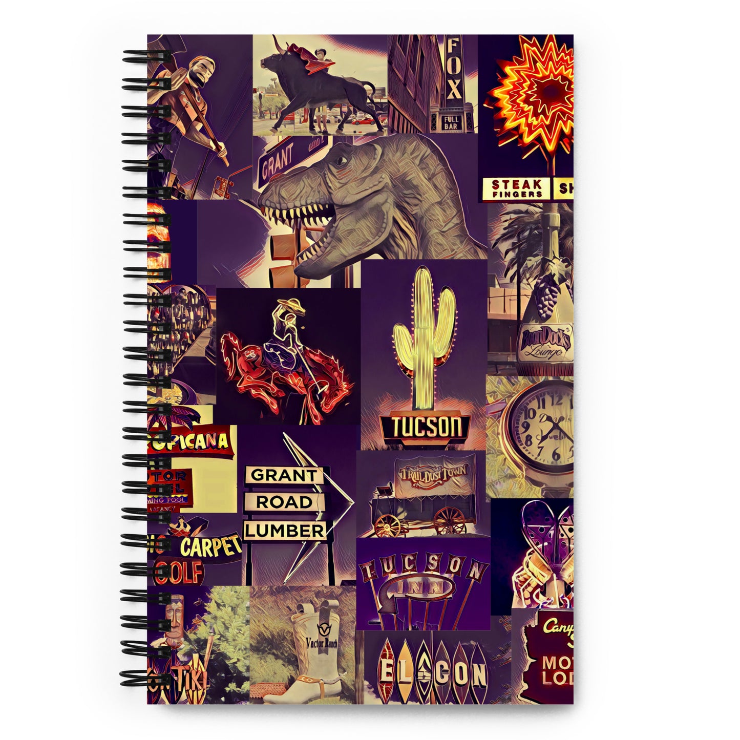 Tucson Icons by Enrique Aldana | Spiral notebook