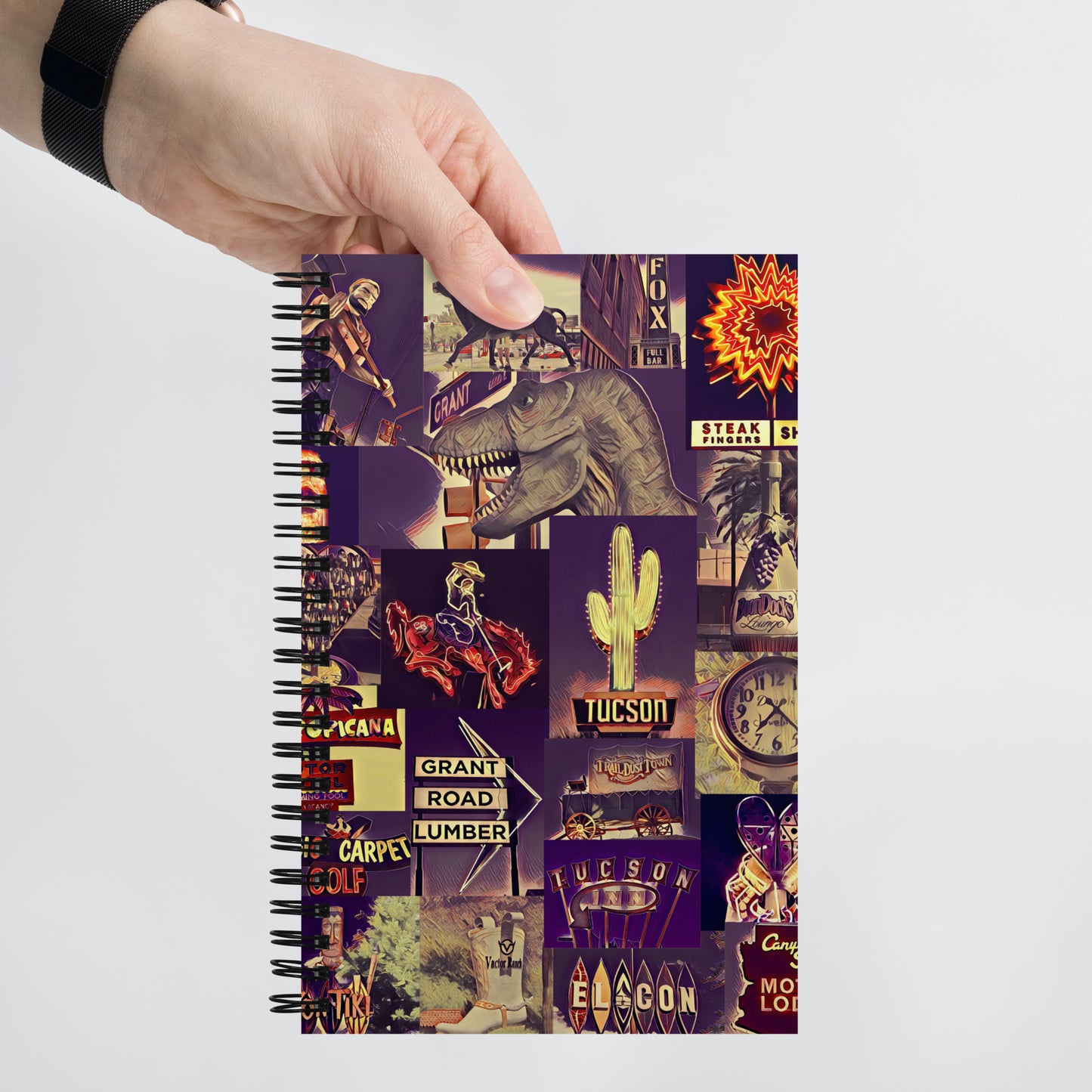 Tucson Icons by Enrique Aldana | Spiral notebook