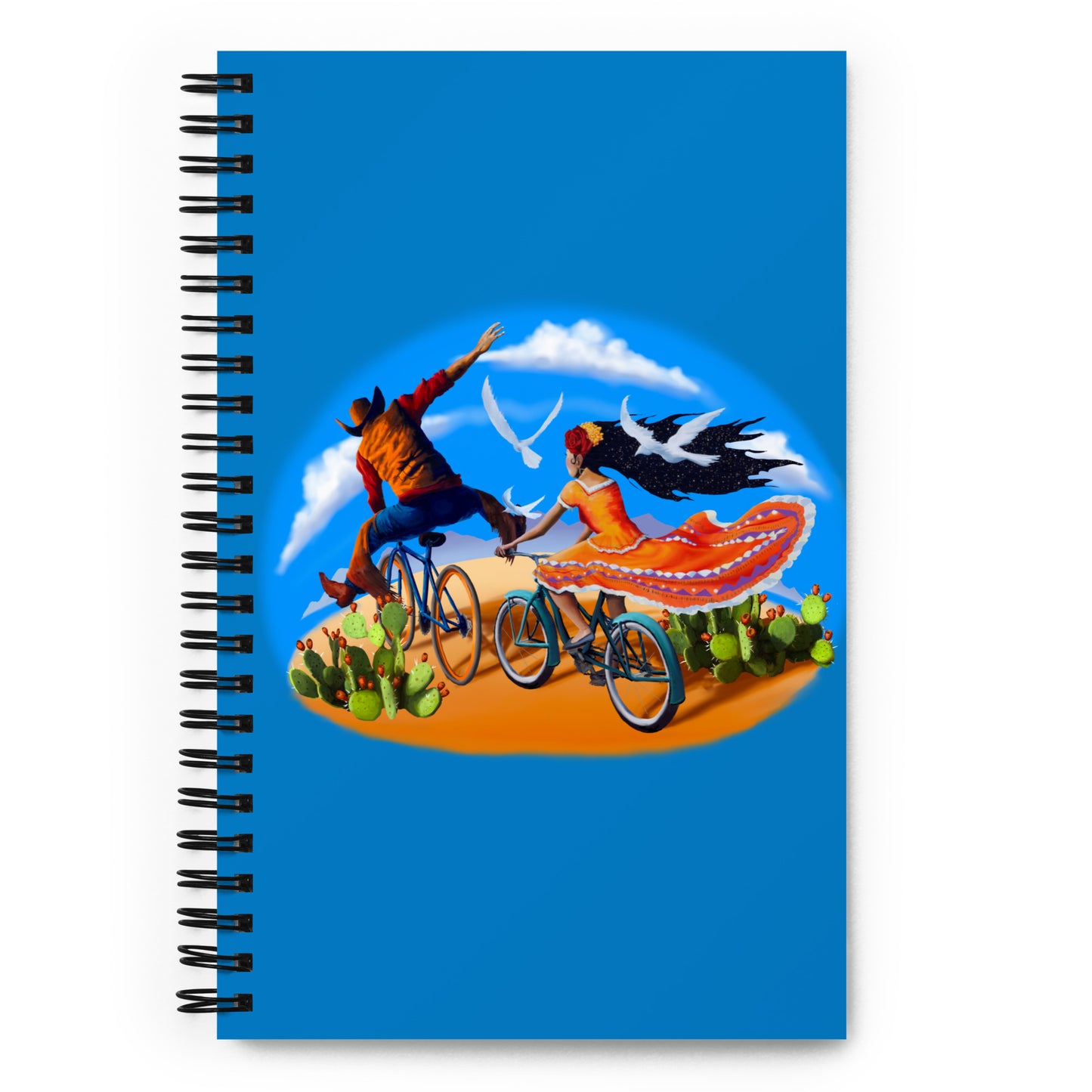 Epic Ride Duo Mural by Joe Pagac | Spiral notebook