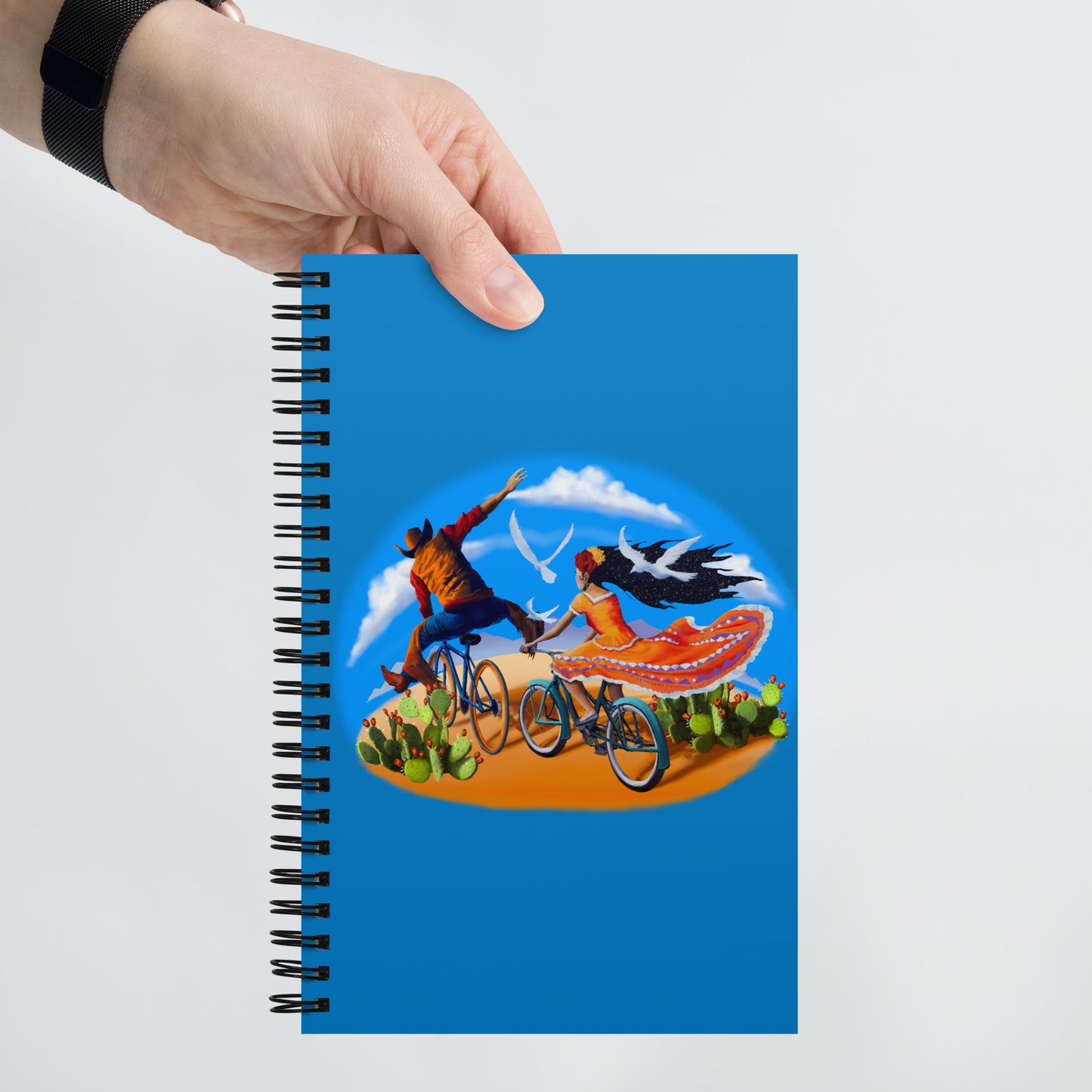 Epic Ride Duo Mural by Joe Pagac | Spiral notebook