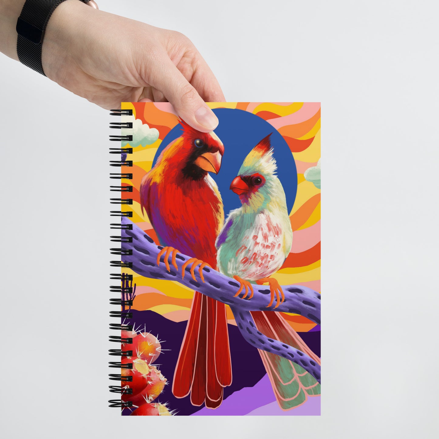 Love Birds by Jessica Gonzales | Spiral notebook