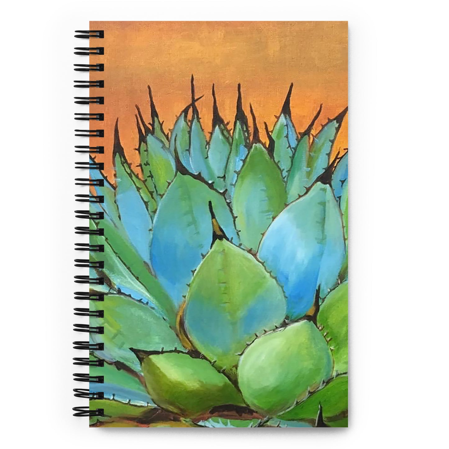 Blue Agave by Andrea Rodriguez | Spiral notebook