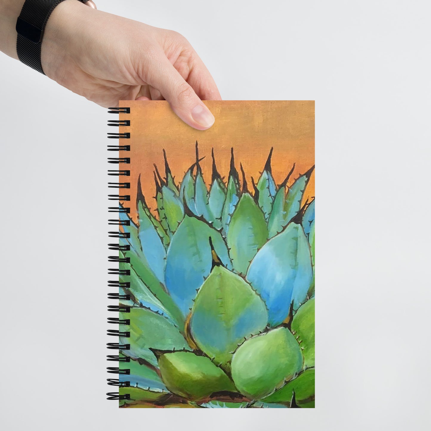 Blue Agave by Andrea Rodriguez | Spiral notebook