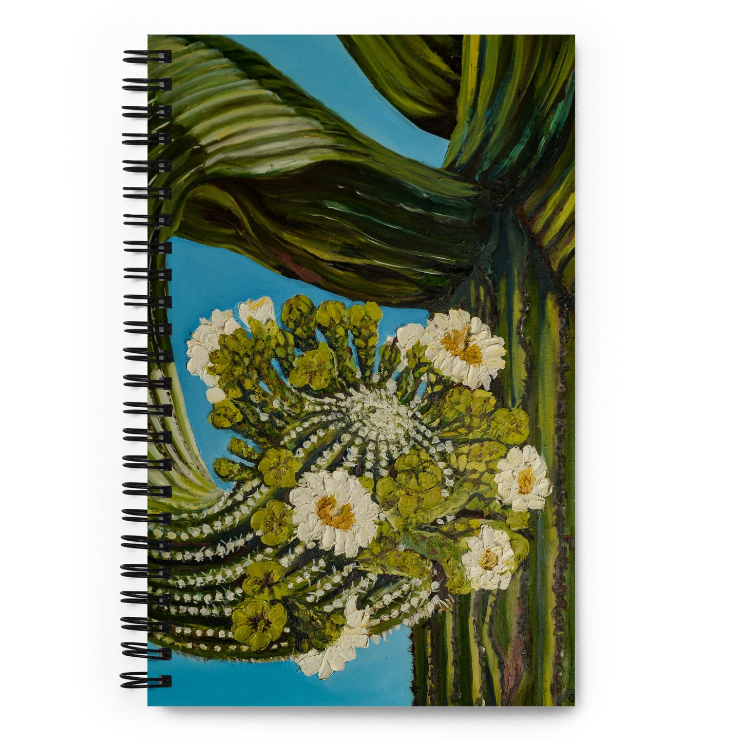 Twisted Saguaro by Andrea Rodriguez | Spiral notebook