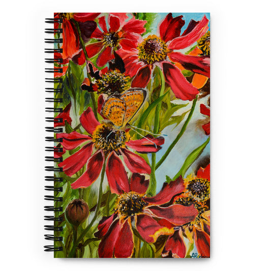 The Morning Garden by Andrea Rodriguez | Spiral notebook