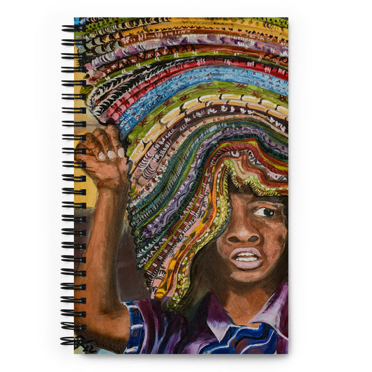 Namibian Bazaar by Andrea Rodriguez | Spiral notebook