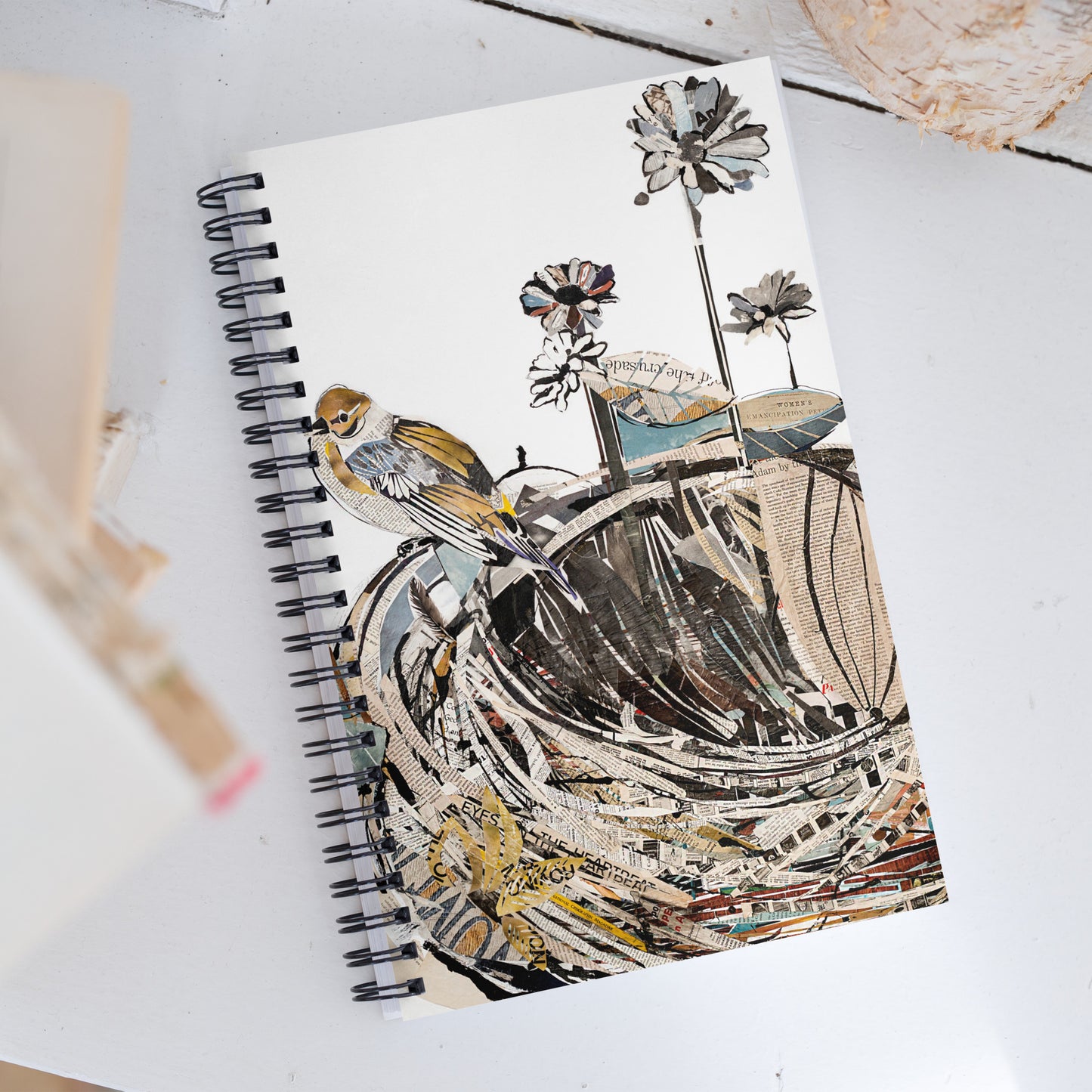 Empty Nest by Amy Bumpus | Spiral notebook