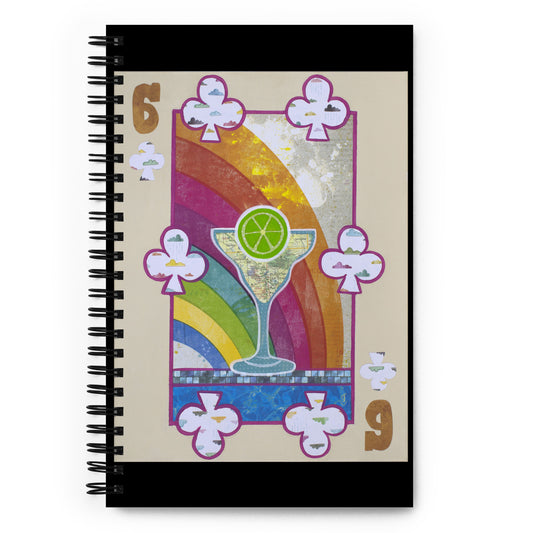 Six of Clubs by Suzanne Villella | Spiral notebook