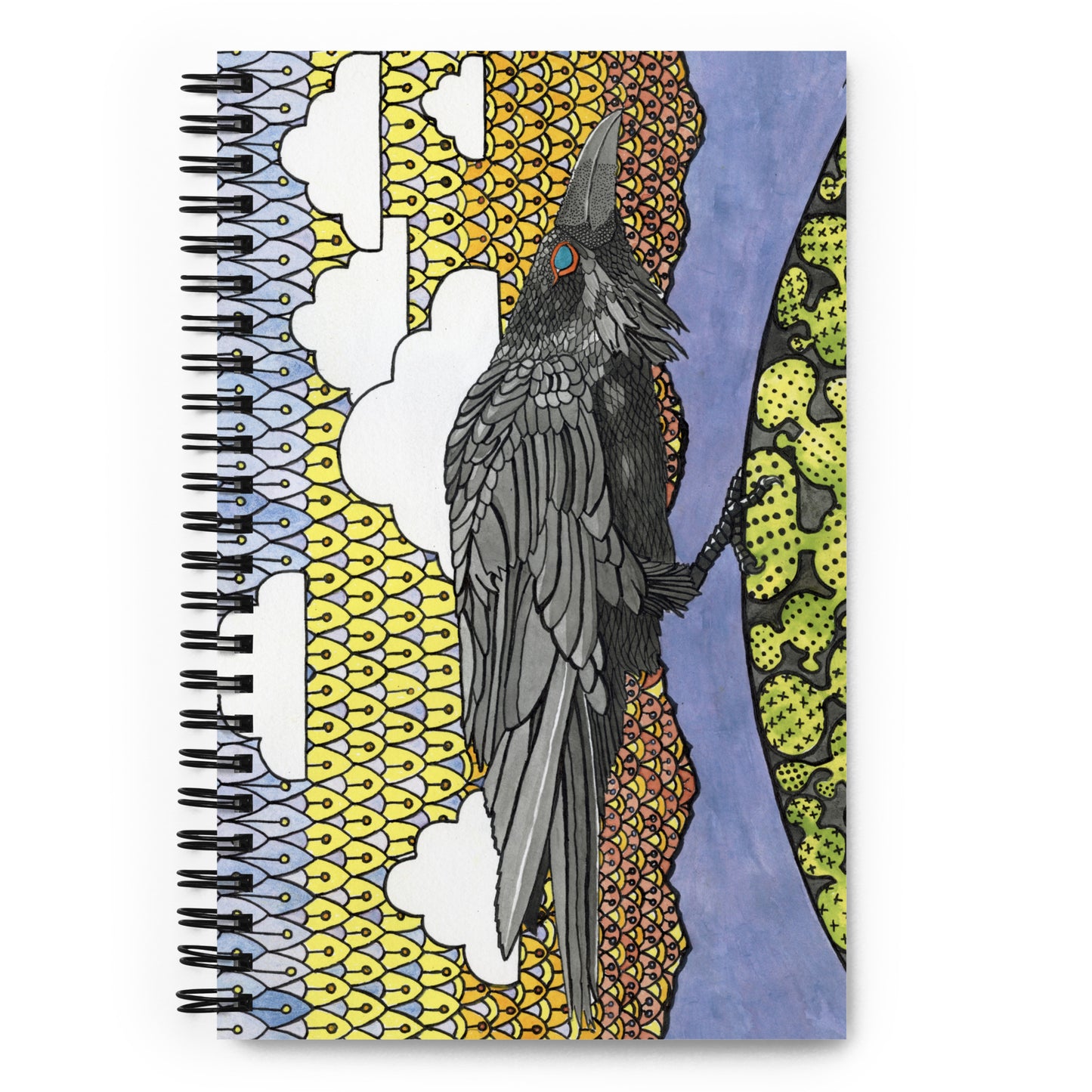 The Winged One by Ralph Philabaum | Spiral notebook