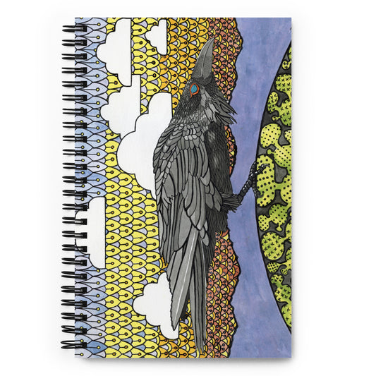 The Winged One by Ralph Philabaum | Spiral notebook