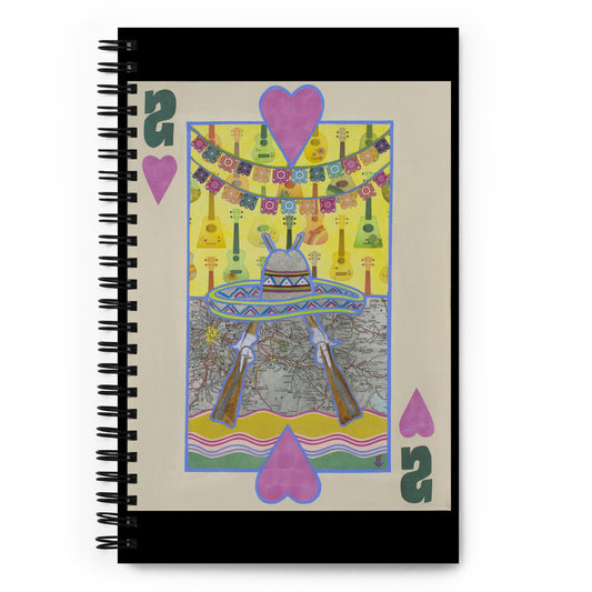 Two of Hearts by Suzanne Villella | Spiral notebook