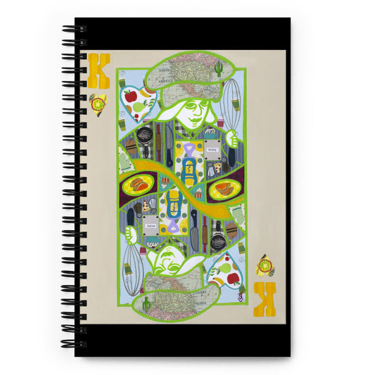 King of Hearts by Suzanne Villella | Spiral notebook